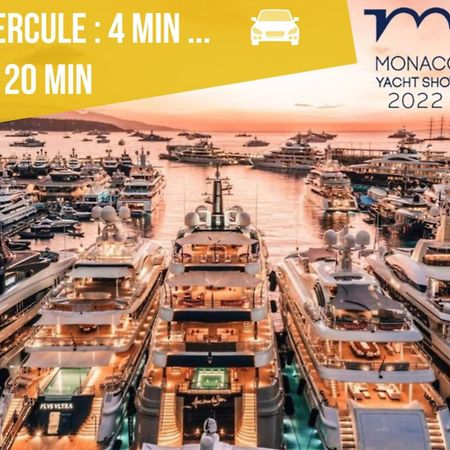 Appartement Moderne Climatise Monaco Vue Mer Cap-d'Ail Zewnętrze zdjęcie