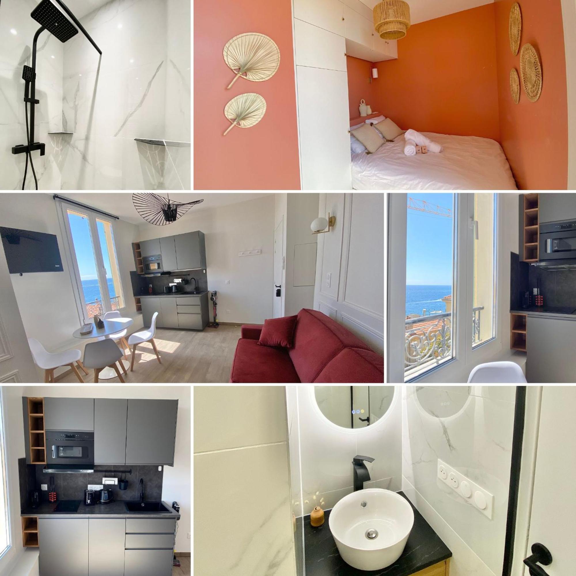 Appartement Moderne Climatise Monaco Vue Mer Cap-d'Ail Zewnętrze zdjęcie