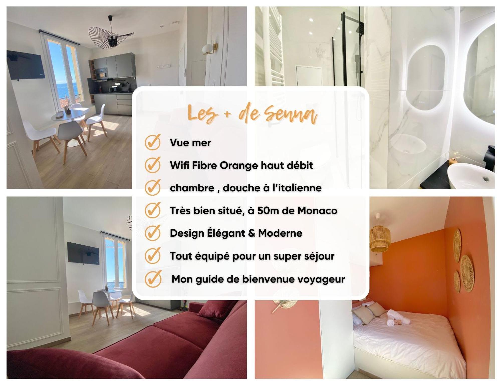 Appartement Moderne Climatise Monaco Vue Mer Cap-d'Ail Zewnętrze zdjęcie