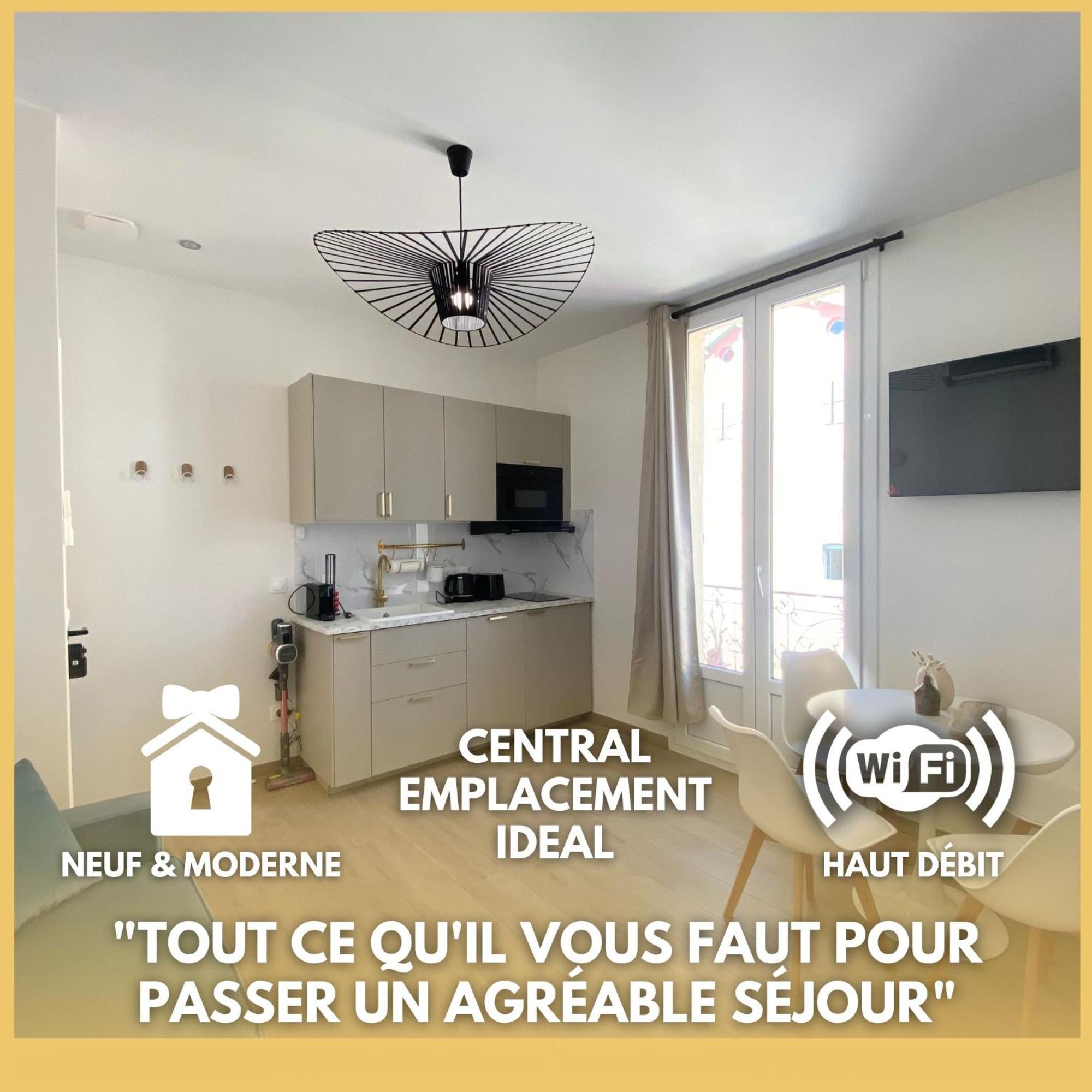 Appartement Moderne Climatise Monaco Vue Mer Cap-d'Ail Zewnętrze zdjęcie