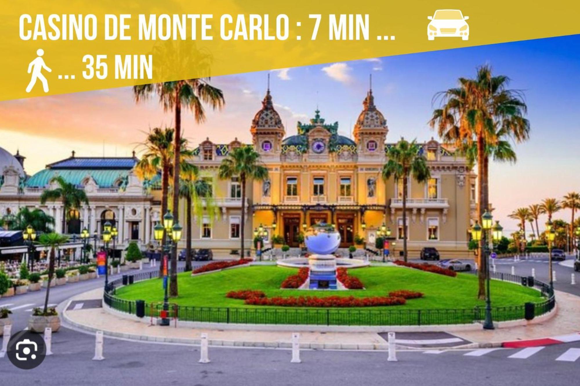 Appartement Moderne Climatise Monaco Vue Mer Cap-d'Ail Zewnętrze zdjęcie