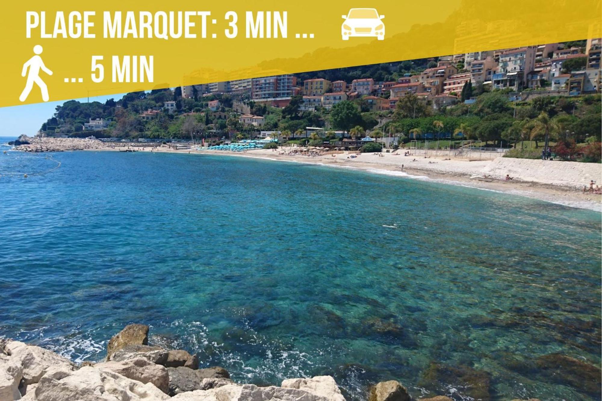 Appartement Moderne Climatise Monaco Vue Mer Cap-d'Ail Zewnętrze zdjęcie